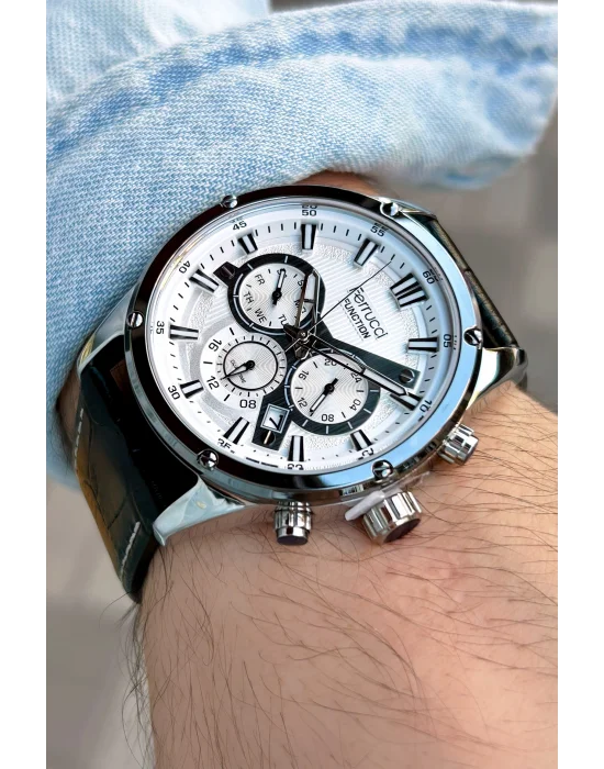 Ferrucci Function FCF13908FK.01 Deri Erkek Kol Saati