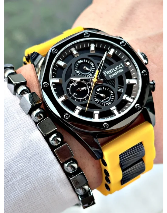 Ferrucci Function FCF.14521FS.06 Çelik Kordon Erkek Kol Saati