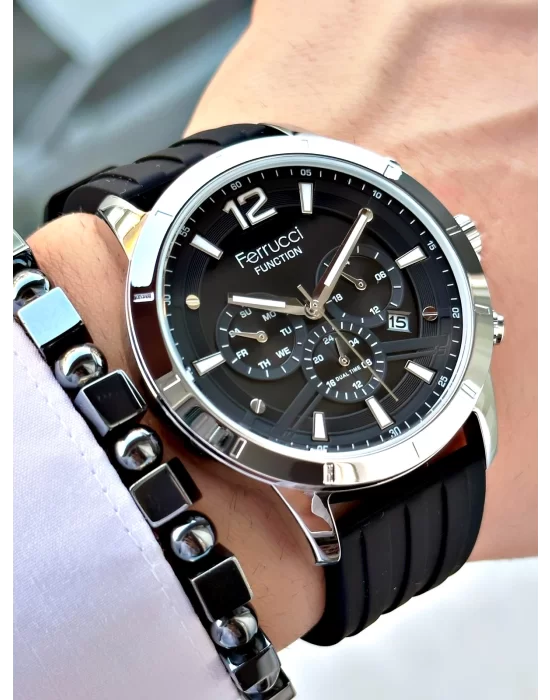 Ferrucci Function Silikon Kordon Erkek Kol Saati