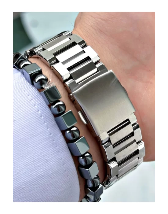 FERRUCCİ FUNCTION TAKVİMLİ SİYAH KADRANLI GÜMÜŞ METAL ERKEK KOL SAATİ
