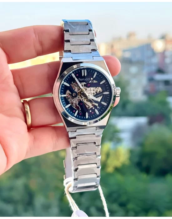 Ferrucci Otomatik Mekanizma Çelik Kordon Erkek Kol Saati