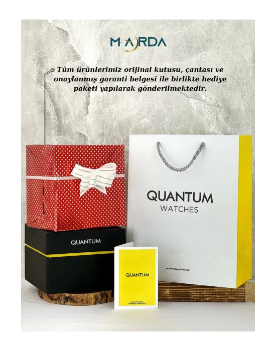 Quantum Çelik Kordon Çelik Kasa Erkek Kol Saati