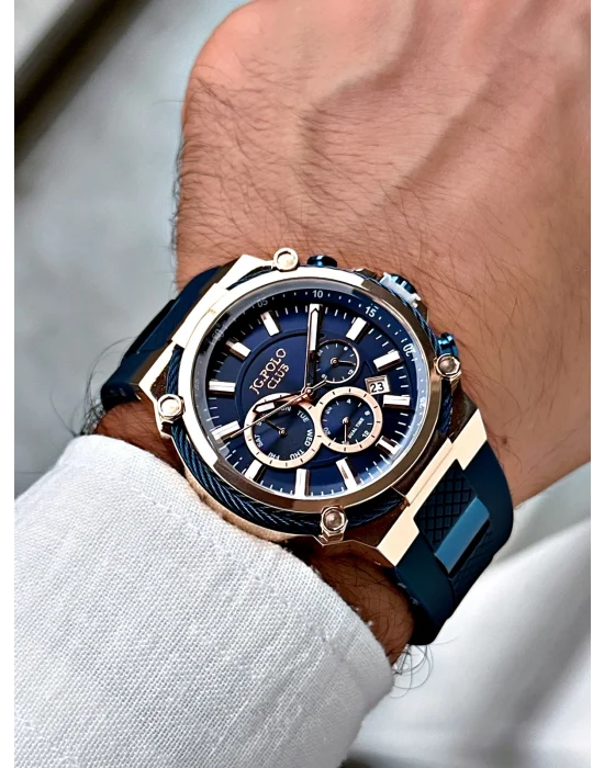 Jg. Polo Clup JPC.0723.2333.3 Silikon Kordon Erkek Kol Saati