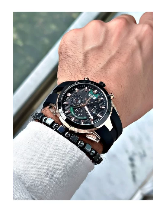 Reward RD83253M Silikon Kordon Fonksiyonlu Erkek Kol Saati