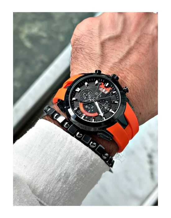 Reward RD83253M Silikon Kordon Fonksiyonlu Erkek Kol Saati