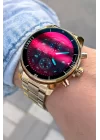 Commes Time Multi Fonksiyonlu Renkli Cam Erkek Kol Saati 3 ATM Su Geçirmezlik