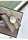 Daniel Klein Gold Gri Çelik Kordon Kadın Kol Saati 25 mm