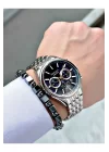 FERRUCCİ FUNCTION LACİVERT KADRANLI GÜMÜŞ METAL ERKEK KOL SAATİ