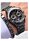 FERRUCCİ FUNCTION TAKVİMLİ SİYAH METAL ERKEK KOL SAATİ