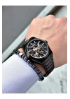 FERRUCCİ OTOMATİK SİYAH METAL ERKEK KOL SAATİ