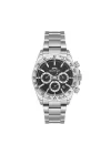 Sl.09.2512.2.05 Quartz Çelik Gri Siyah Kadran 40 Mm Erkek Kol Saati