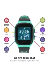 Slazenger SL.09.2158.5.07 Yeşil Renk Çocuk Akıllı Saat Gprs Kameralı Sim Kartlı Sos Arama 4G