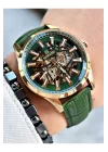 Reward A146406 Deri Kordon İskelet Model Otomatik Erkek Kol Saat