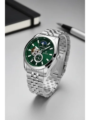 Reward Otomatik Mekanizma Mehtaplı Kadran Erkek Kol Saati