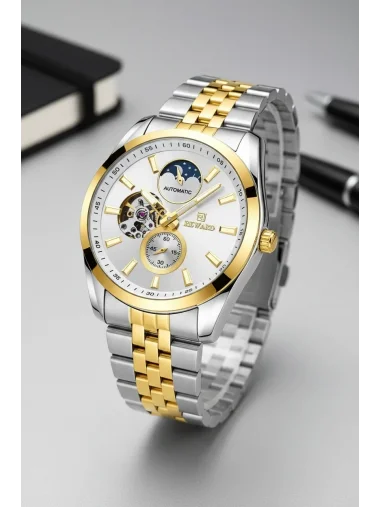 Reward Otomatik Mekanizma Mehtaplı Kadran Erkek Kol Saati