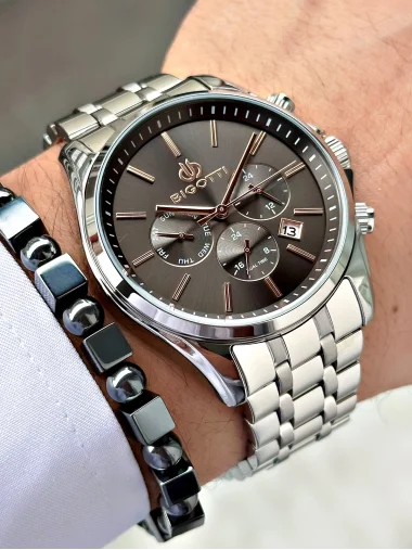 Bigotti Milano Fonksiyonlu Erkek Kol Saati