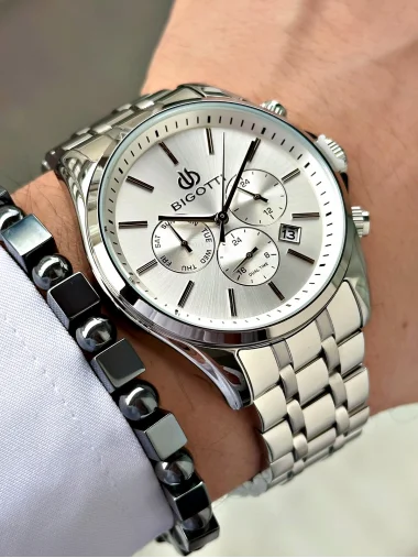 Bigotti Milano Fonksiyonlu Erkek Kol Saati