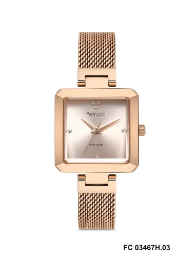 Ferrucci FC 0125 03467H.03 Çelik Kordon Kadın Kol Saati
