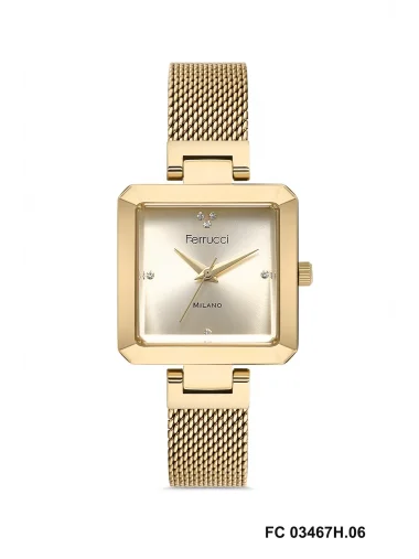 Ferrucci FC 0125 03467H.06 Çelik Kordon Kadın Kol Saati