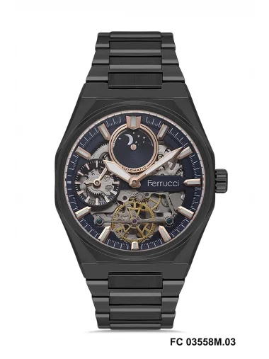 Ferrucci FC03558M.3 Otomatik Mekanizma Çelik Kordon Erkek Kol Saati