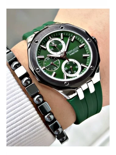 Ferrucci Function FCF 0425 03469S.03 Silikon Kordon Erkek Kol Saati