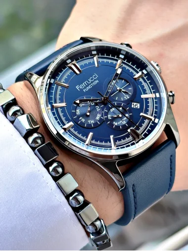 Ferrucci Function Deri Kordon Erkek Kol Saati