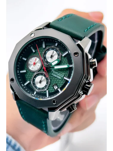 Ferrucci Function FCF 230007.02 Deri Kordon Erkek Kol Saati