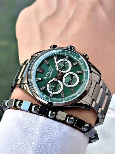 Ferrucci Function FCF.03299FM.04 Hasır Kordon Erkek Kol Saati