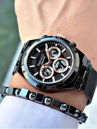 Ferrucci Function FCF.03290FH.05 Hasır Kordon Erkek Kol Saati