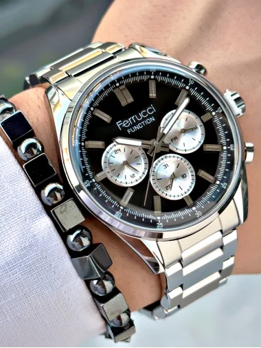 Ferrucci Function FCF.03299FM.01 Hasır Kordon Erkek Kol Saati