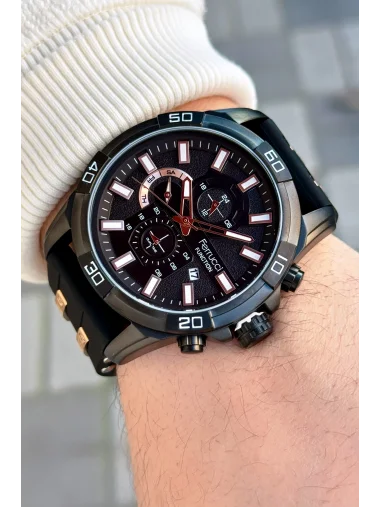 Ferrucci Function FCF.03303FS.02 Silikon Kordon Erkek Kol Saati