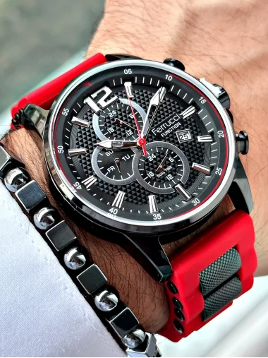 Ferrucci Function FCF.11550FS.05 Silikon Kordon Erkek Kol Saati