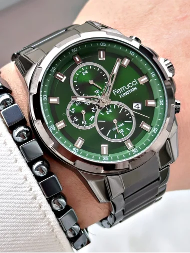 Ferrucci Function FCF13261M.0 Çelik Kordon Erkek Kol Saati