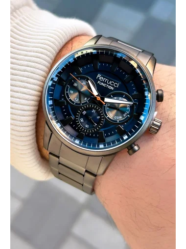Ferrucci Function FCF.12746FM.03 Multi-Fonksiyon Erkek Kol Saati