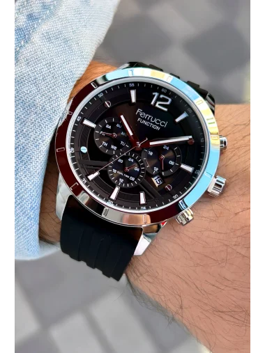 Ferrucci Function FCF13568FS.01 Silikon Erkek Kol Saati