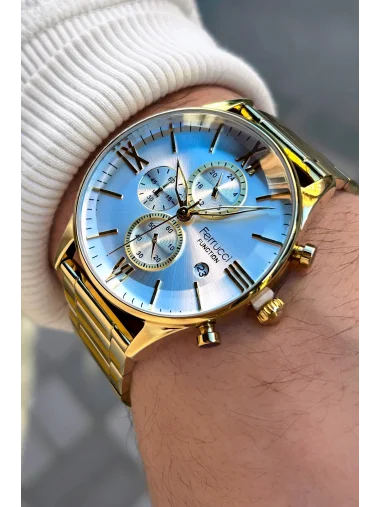 Ferrucci Function FCF.14079FM.04 Multi Fonksiyon Erkek Kol Saati 3 Atm Su Geçirmezlik