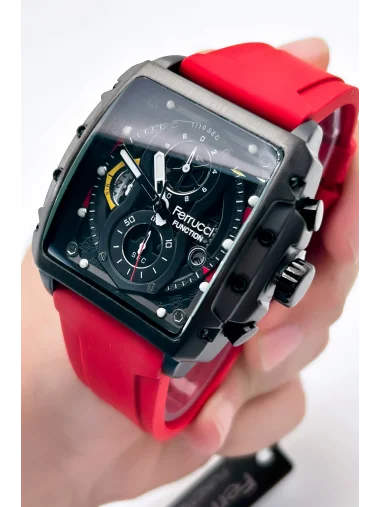 Ferrucci Function FCF.23001.02 Silikon Kordon Erkek Kol Saati