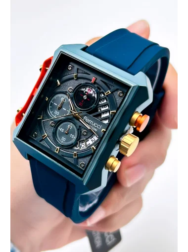 Ferrucci Function FCF.23002.05 Silikon Kordon Erkek Kol Saati