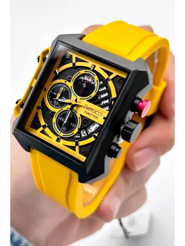 Ferrucci Function FCF.23002.04 Silikon Kordon Erkek Kol Saati