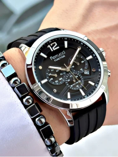 Ferrucci Function Silikon Kordon Erkek Kol Saati