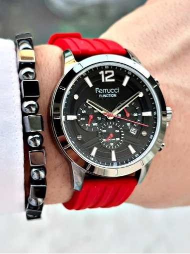 Ferrucci Function Silikon Kordon Erkek Kol Saati