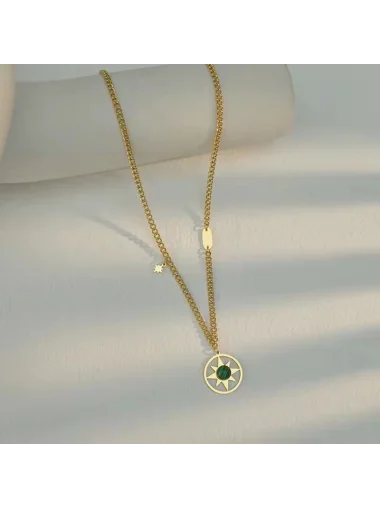 Lee Cooper LC.N.01242.170 Çelik Kadın Kolye