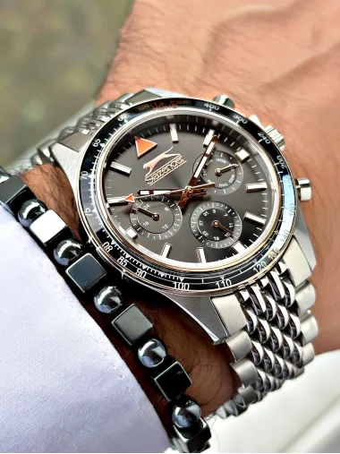 Slazenger SL.09.2417.2.02 Çelik Kordon Erkek Kol Saati