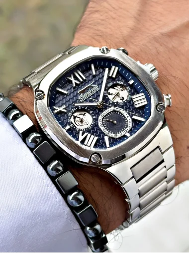 Slazenger SL.9.2320.2.02 Çelik Kordon Erkek Kol Saati