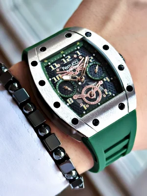 Ferrucci Function FCF 03258FS.05 Silikon Kordon Erkek Kol Saati