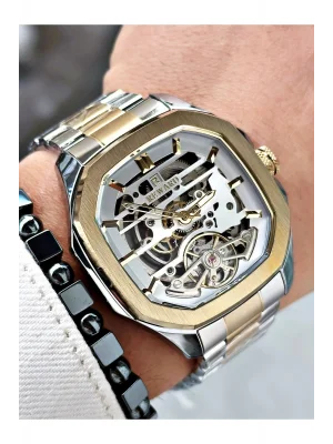 Reward Otomatik Mekanizma Kare Model Erkek Kol Saati