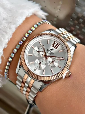 Beverly Hills Polo Club BP3082C.530 Pırlantalı Sertifikalı Kadın Kol Saati