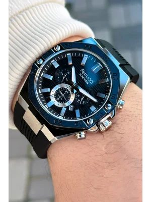 Ferrucci Function FCF.03256FS.02 Silikon Kordon Erkek Kol Saati