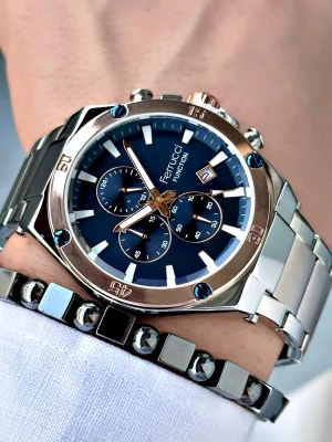 Ferrucci Function FCF.13702FM.02 Çelik Kordon Erkek Kol Saati