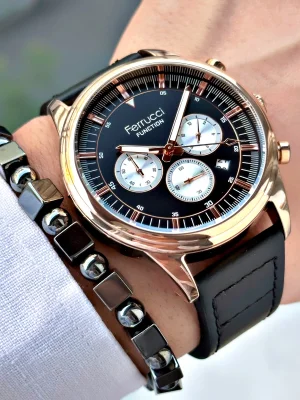 Ferrucci Function Deri Kordon Erkek Kol Saati